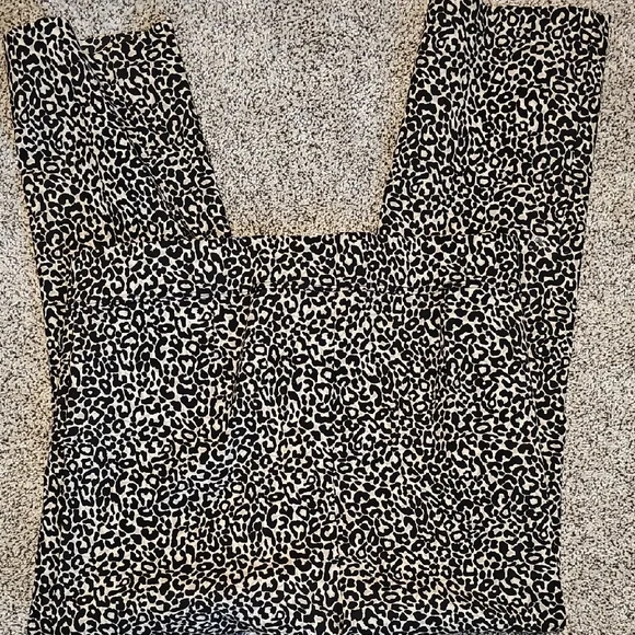 Rafaella Black and White Leopard Print Fabric - Picture 5 of 5